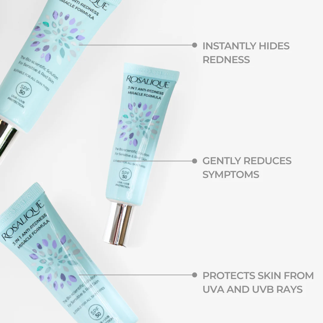 Rosalique 3 in 1 Anti-Redness Miracle Formula SPF50 - Image 4